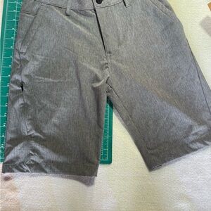 Kenneth Cole New York Men's Charcoal Flat Front Shorts